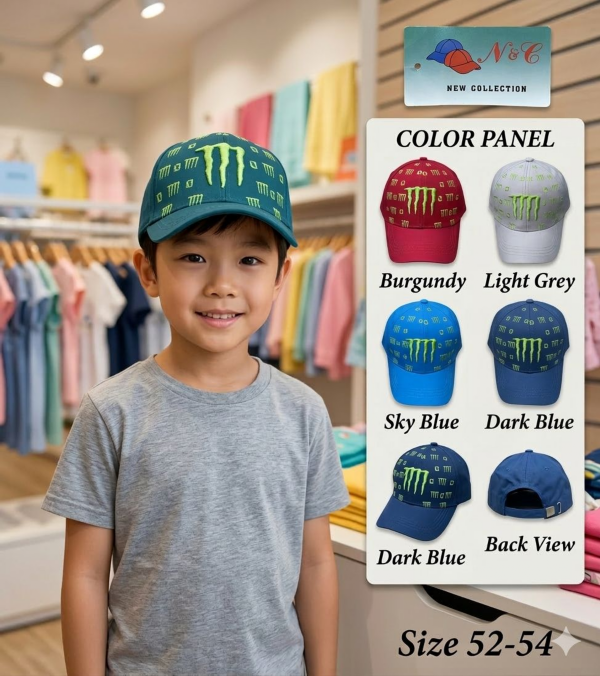 Czapka Chłopięca Roz 52-54, 1 kolor Paczka 12 szt 1